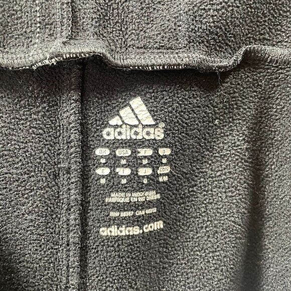 Adidas Pants Adult Medium Black Athleisure Pull On Sweatpants Joggers Casual - Picture 8 of 11